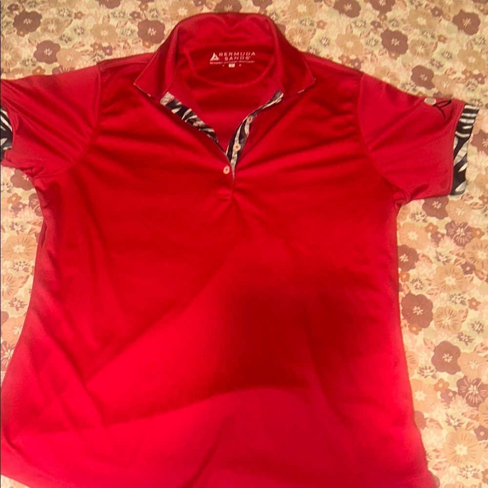 Ashworth Women's Red Polo Shirt ( golf )